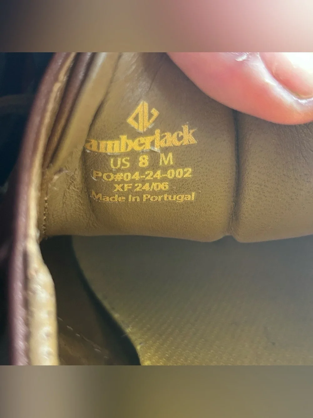 Amberjack ‘The Original’ Hybrid Men’s Shoe in Chestnut Leather Men’s 8M
